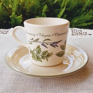 Vintage Corelle Thymeless Herb Set